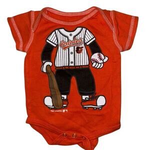 Infant onesie bodysuit Baltimore Orioles Slide Home mlb baseball 0-3 months